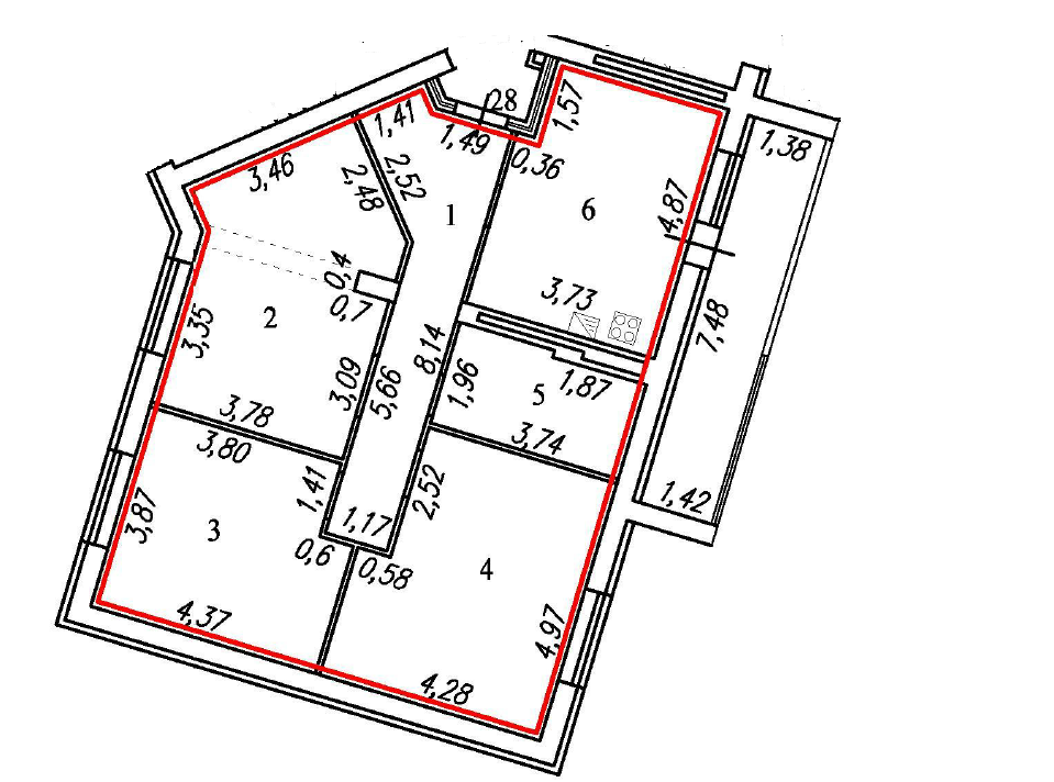 Картинка схемы квартиры