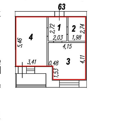 Картинка схемы квартиры