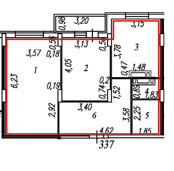 Картинка схемы квартиры
