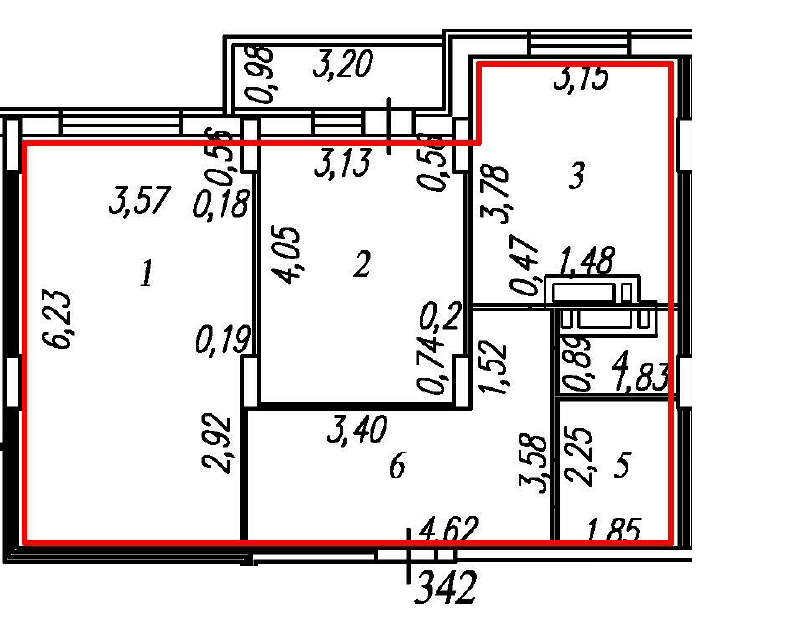 Картинка схемы квартиры