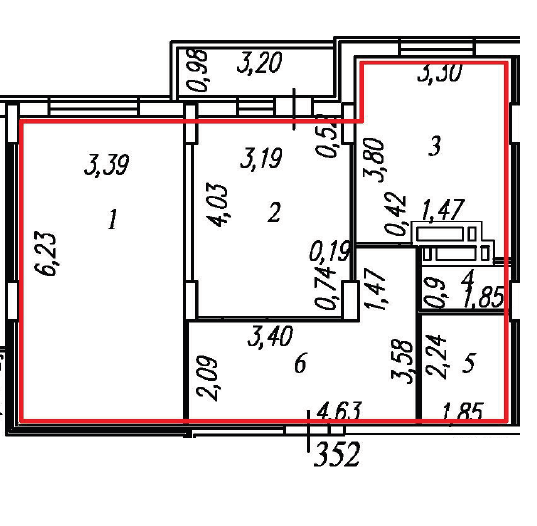 Картинка схемы квартиры