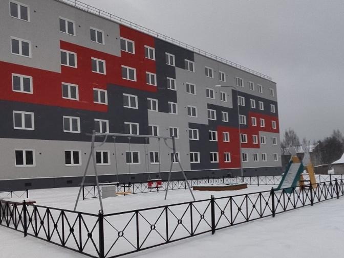 70 семей, проживавших в аварийных домах, получили ключи от новых квартир в поселке Пиндуши Республики Карелия