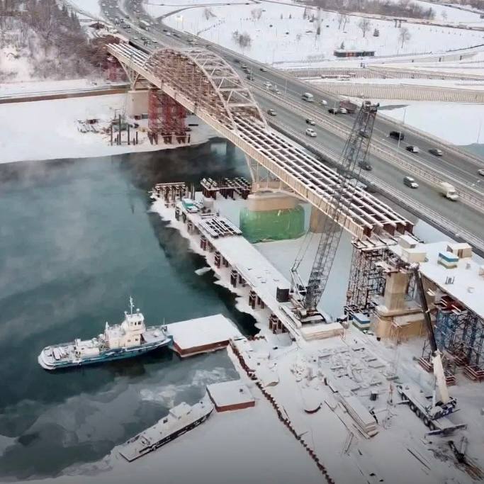 В Уфе за счет ИБК ремонтируют мост через реку Белая и строят развязку