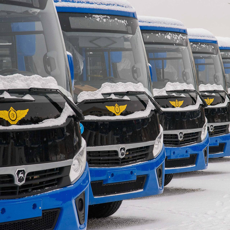 Вологодская область и Республика Марий Эл получили почти 100 новых автобусов за счет бюджетных кредитов