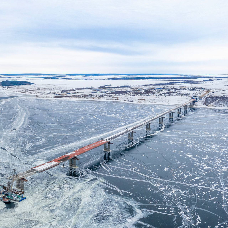 Готовность обхода Тольятти с мостом через Волгу превысила 90%