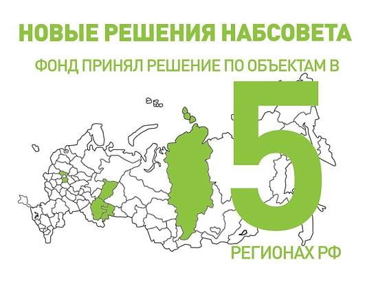 Наблюдательный совет Фонда развития территорий принял решение по домам в пяти регионах РФ