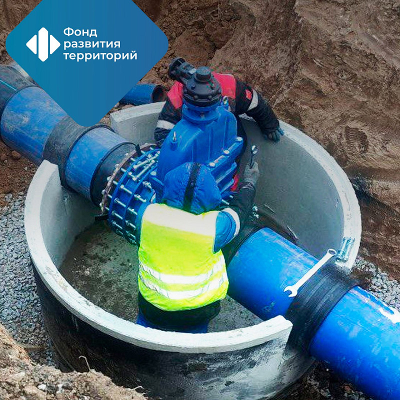 В Бердянске на 75% готов 6-километровый участок водовода «Прилив»