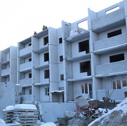 В городе Кыштыме Челябинской области ведется строительство многоквартирных домов в рамках реализации национального проекта «Жилье и городская среда» 