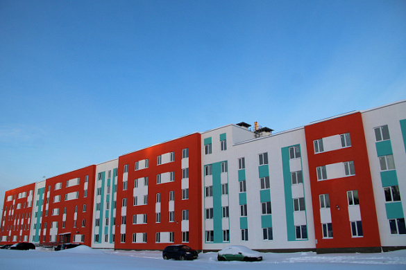 В Подпорожском районе Ленинградской области возводится жилой комплекс для переселения граждан из аварийного жилищного фонда