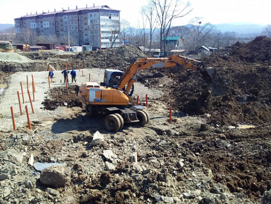 В поселке Смоляниново Приморского края ведется строительство котельной в рамках проекта модернизации с участием средств Фонда ЖКХ