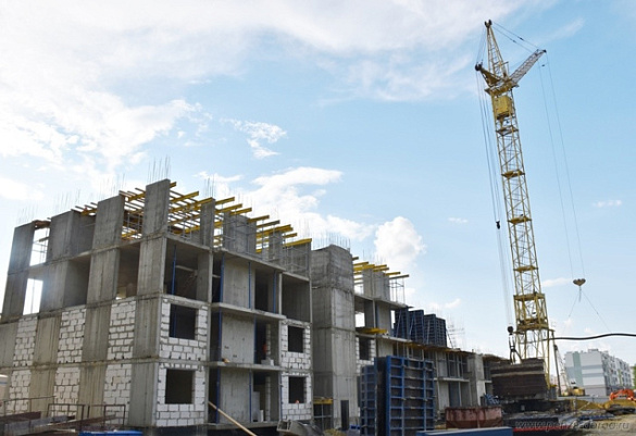 В микрорайоне Заря города Пензы продолжается строительство многоквартирного дома для переселения граждан из аварийного жилищного фонда 