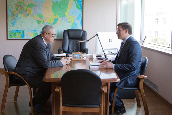 Генеральный директор ППК «Фонд развития территорий» Константин Цицин провел рабочую встречу с губернатором Нижегородской области Глебом Никитиным