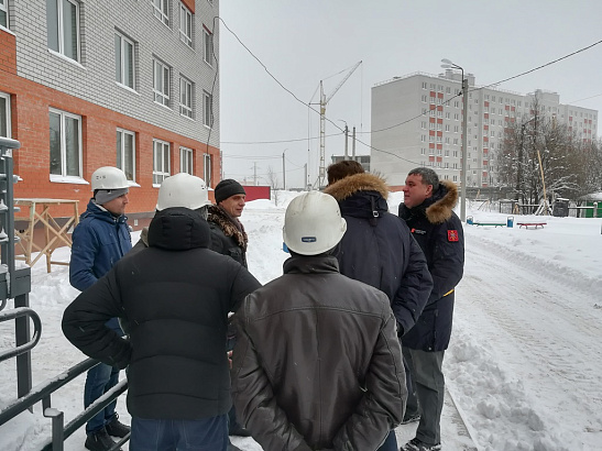 В городе Туле проинспектировали новостройки, в которые переедут граждане из аварийного жилья