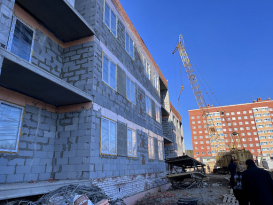 В Губахинском городском округе Пермского края ведется строительство многоквартирных домов для переселения граждан из аварийного жилищного фонда 