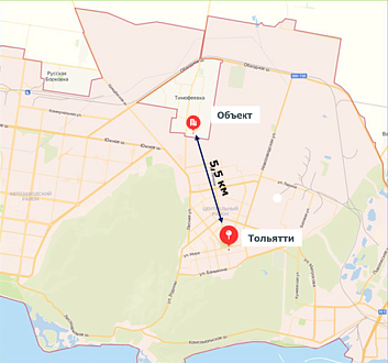 Местоположение установлено относительно ориентира, расположенного в границах участка. Почтовый адрес ориентира: Самарская область, р-н. Ставропольский, с/п. Тимофеевка, с. Тимофеевка, ул. Южная