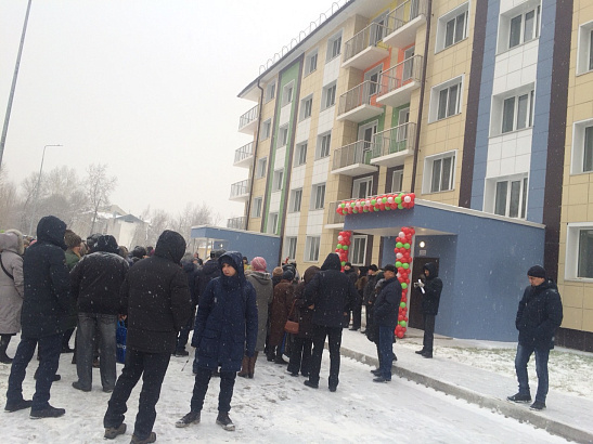 В городе Кызыле Республики Тыва сданы в эксплуатацию два многоквартирных дома, в которые из аварийного жилья переедут 306 человек