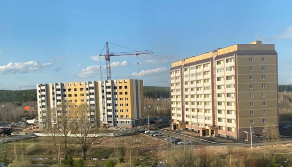 В городе Волжске Республики Марий Эл строится многоквартирный дом, в который из аварийного жилья переедут порядка 200 граждан