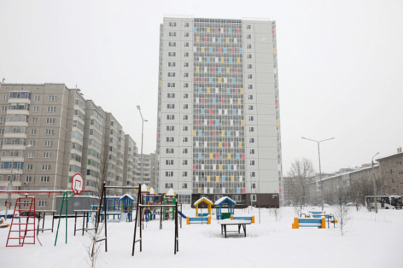 В городе Красноярске в новые квартиры переезжают граждане, проживавшие в аварийных домах 