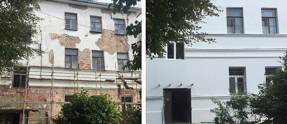 В Ярославской области проводится капитальный ремонт многоквартирных домов, являющихся объектами культурного наследия