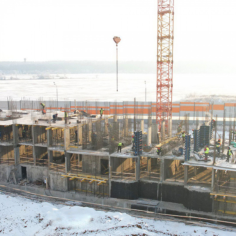 Фонд развития территорий продолжает строительство трех корпусов ЖК «Восточный» в Звенигороде