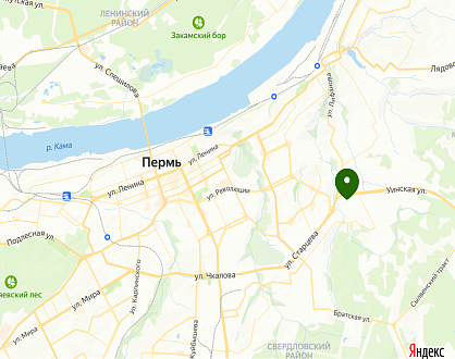 Пермский край, г. Пермь, Мотовилихинский р-н, между ул. Уинская, д.54, поз.1, поз.2